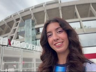 Horny Football Player Catches a Fan Near the Stadium to Have Sex