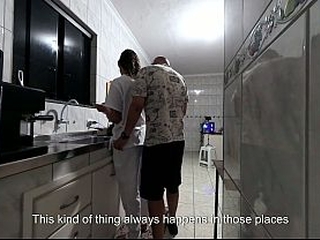 The maid'_s creampie routine at her new job.