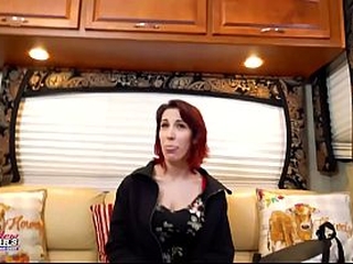 Scarlet Foxx Inked Redhead MILF Sloppy Rimjob And Passionate Handjob Heat!